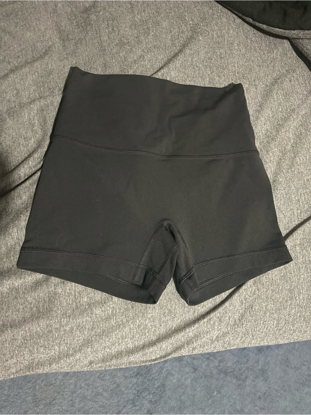 lululemon athletica High-Waist Black Workout Shorts